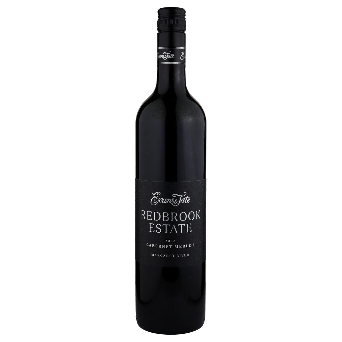 A bottle of Evans & Tate Redbrook Estate Cabernet Merlot 2022 750ml Red Wine