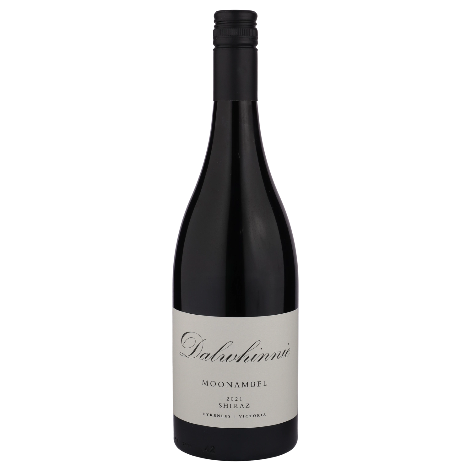 A bottle of 2021 Dalwhinnie Moonambel Shiraz 750ml Red Wine
