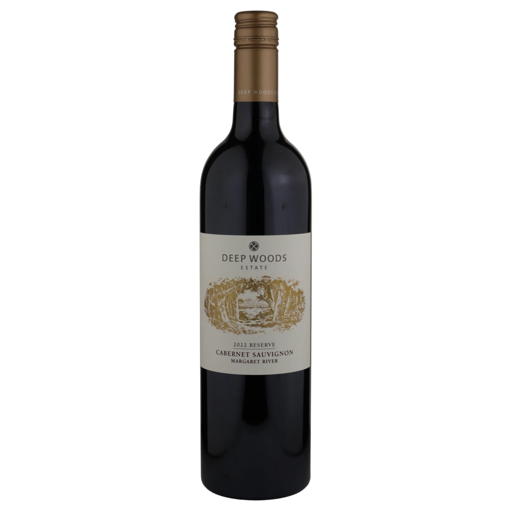 A bottle of 2022 Deep Woods Estate Reserve Cabernet Sauvignon 750ml Red Wine