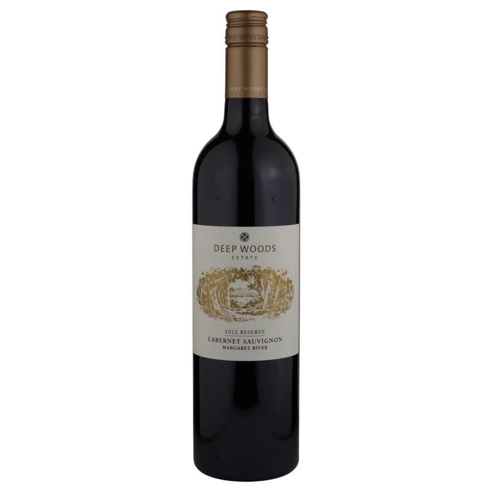 A bottle of 2022 Deep Woods Estate Reserve Cabernet Sauvignon 750ml Red Wine