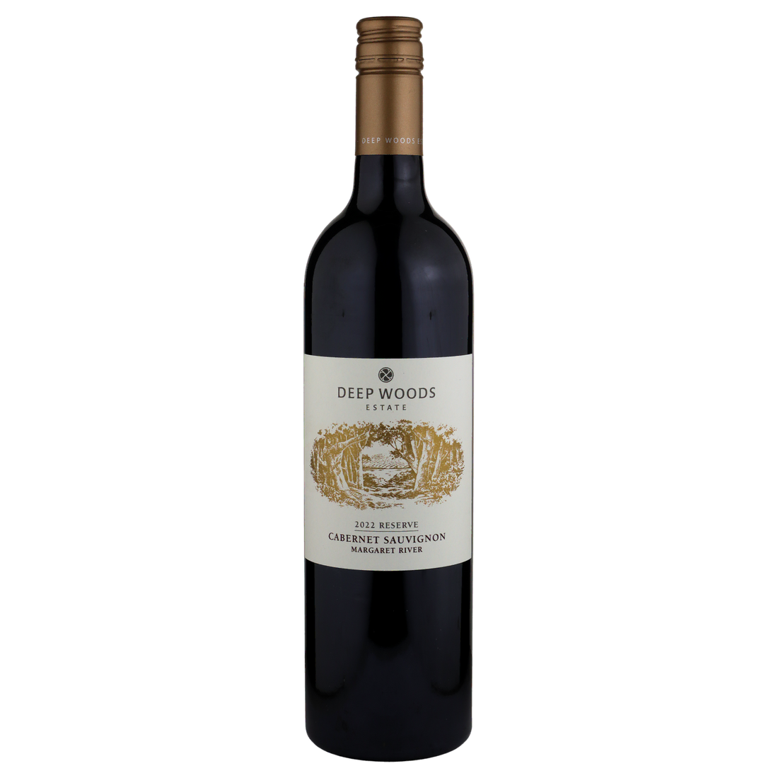 A bottle of Deep Woods Estate Reserve Cabernet Sauvignon 2022 750ml Red Wine