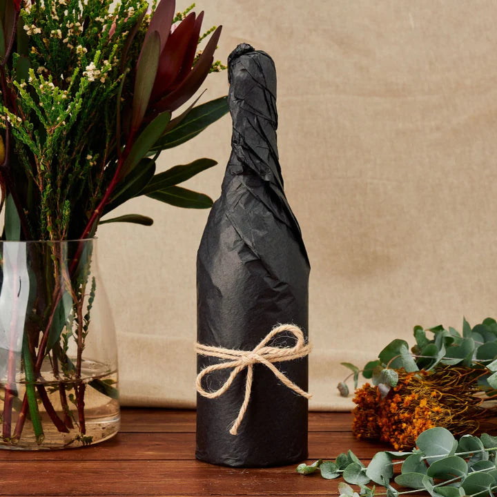 ITM550885 Mystery Single Bottle Burgundy Sloping Shape Transparent