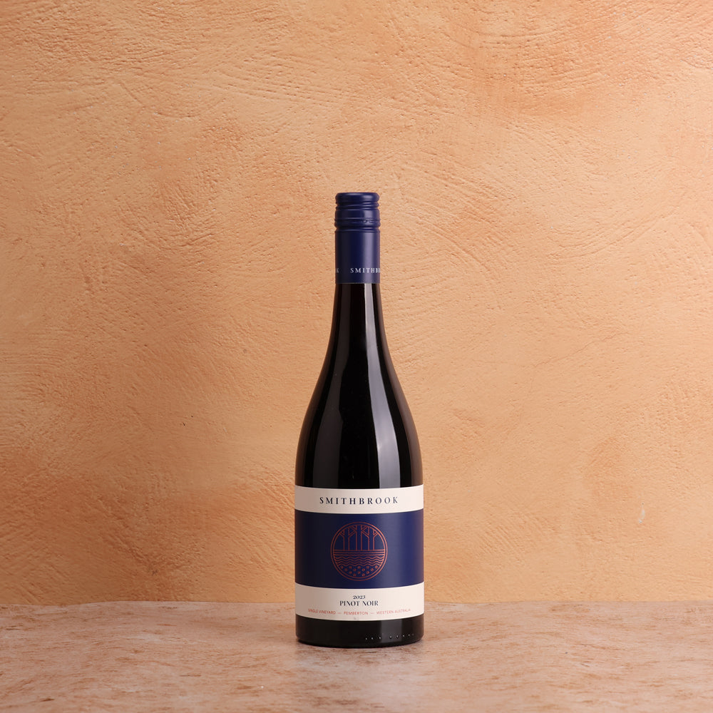 A bottle of Smithbrook Single Vineyard Pinot Noir 2023 750ml Red Wine
