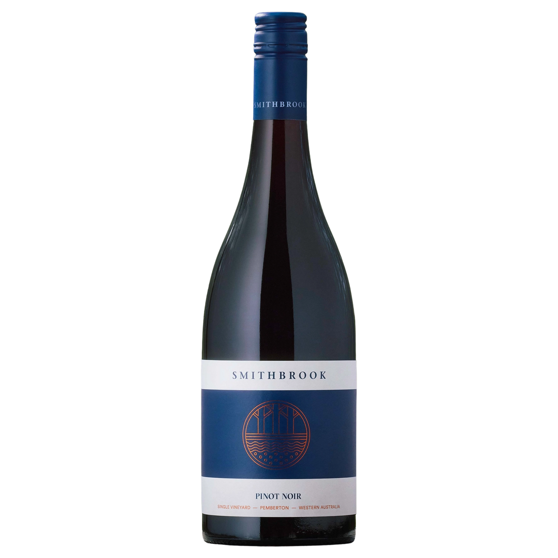 A bottle of Smithbrook Single Vineyard Pinot Noir 2023 750ml Red Wine