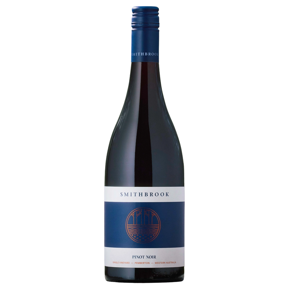 A bottle of Smithbrook Single Vineyard Pinot Noir 2023 750ml Red Wine