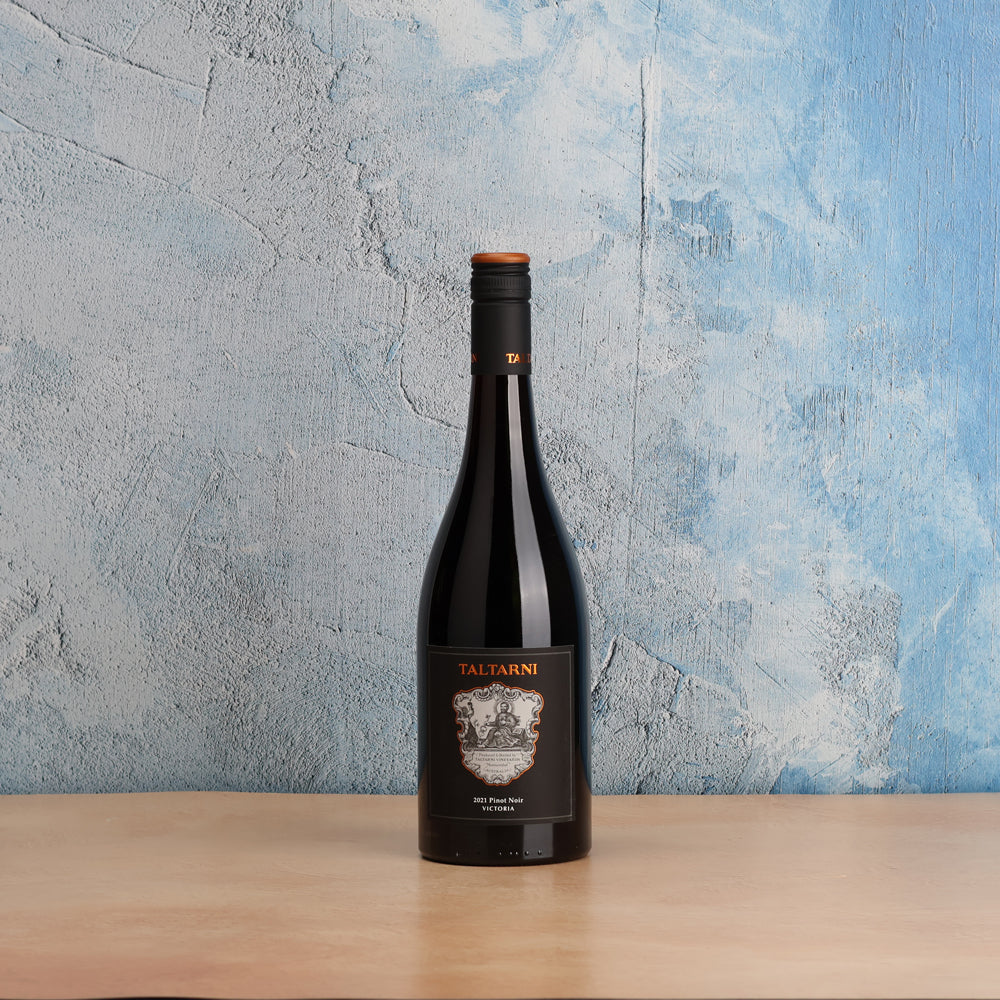 A bottle of 2021 Taltarni Victorian Pinot Noir 750ml Red Wine