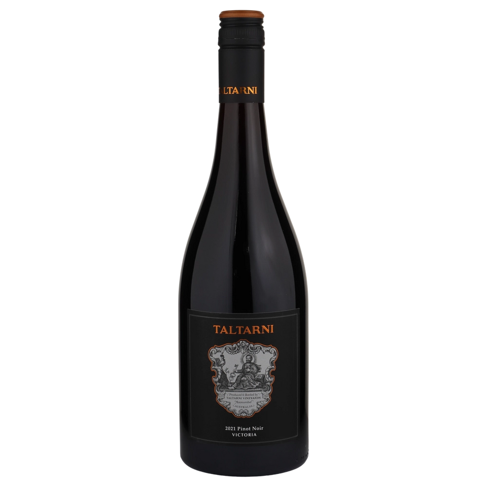 A bottle of 2021 Taltarni Victorian Pinot Noir 750ml Red Wine
