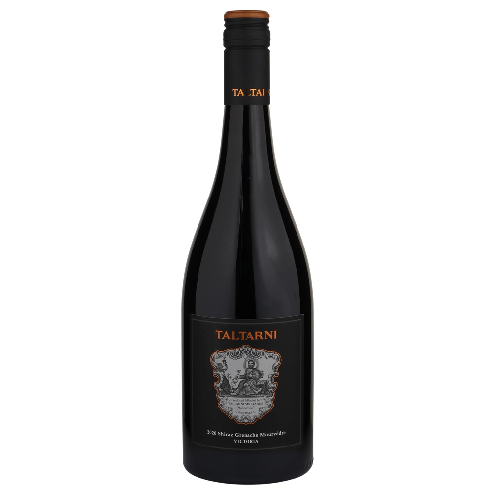 A bottle of Taltarni Victorian Shiraz Grenache Mourvedre 2020 750ml Red Wine