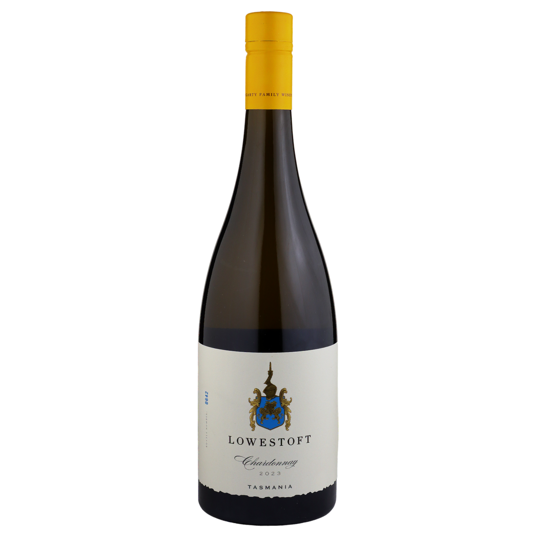 A bottle of Lowestoft Estate Chardonnay 2023 750ml White Wine