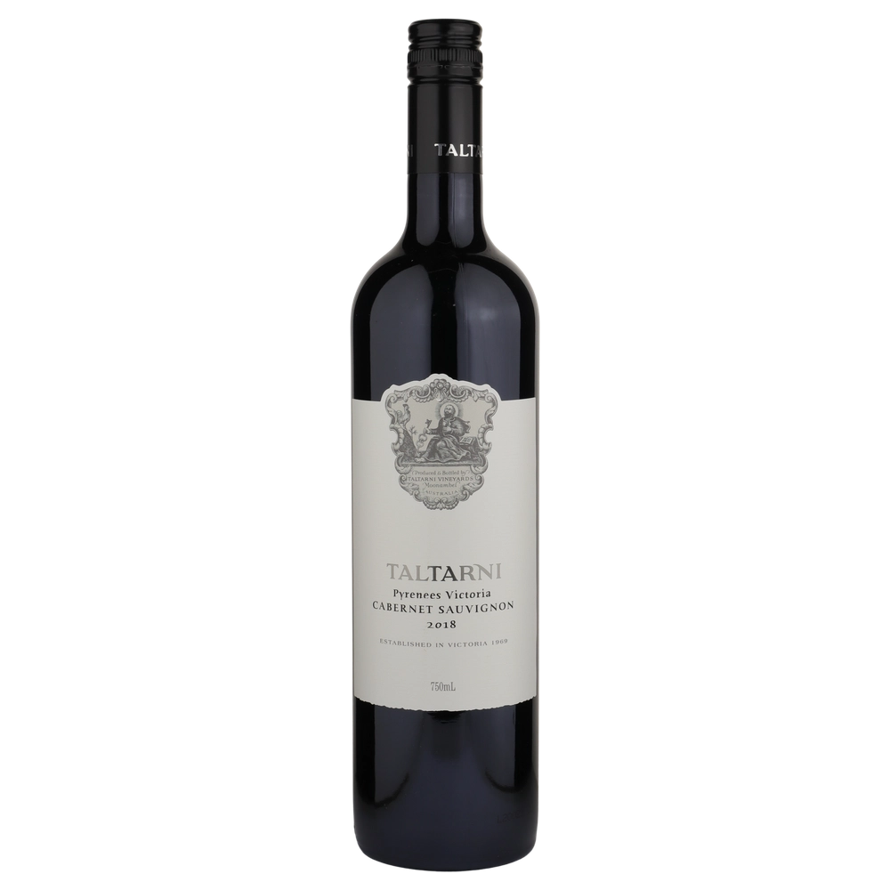 A bottle of 2018 Taltarni Estate Cabernet Sauvignon 750ml Red Wine