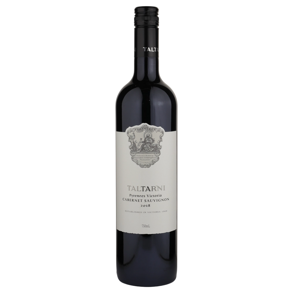 A bottle of 2018 Taltarni Estate Cabernet Sauvignon 750ml Red Wine