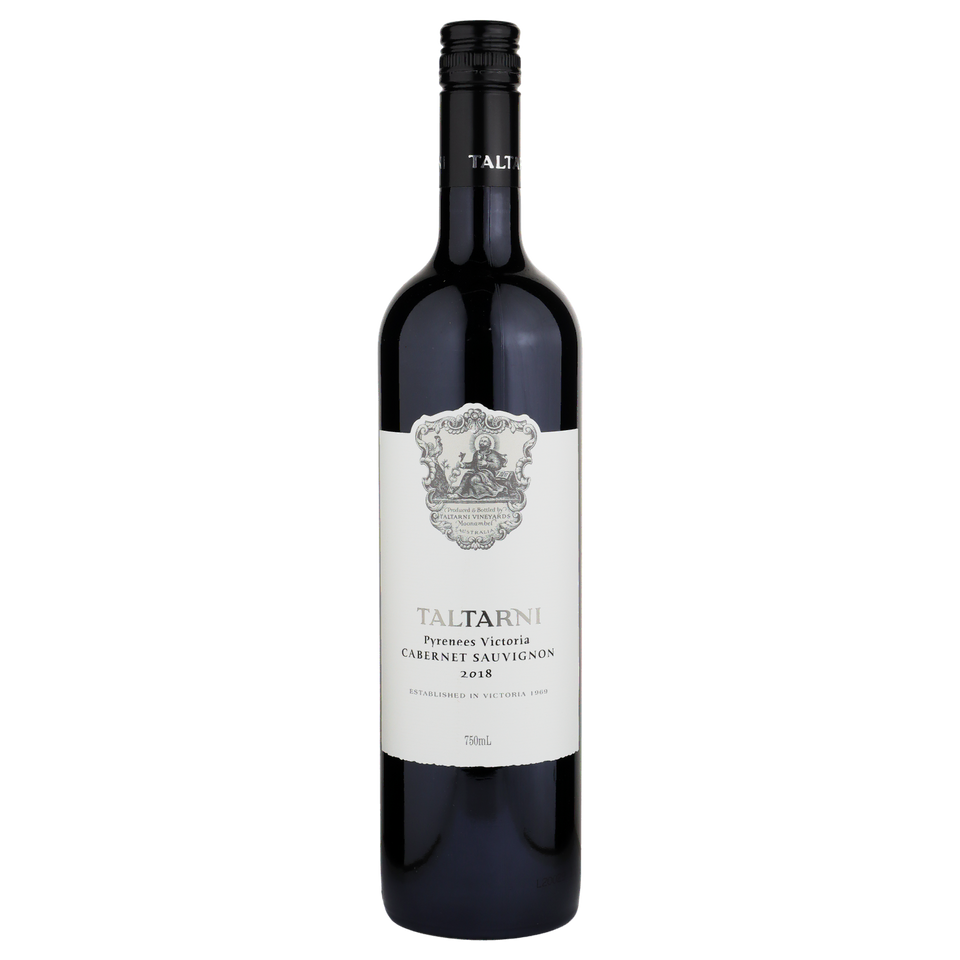 A bottle of Taltarni Estate Cabernet Sauvignon 2018 750ml Red Wine