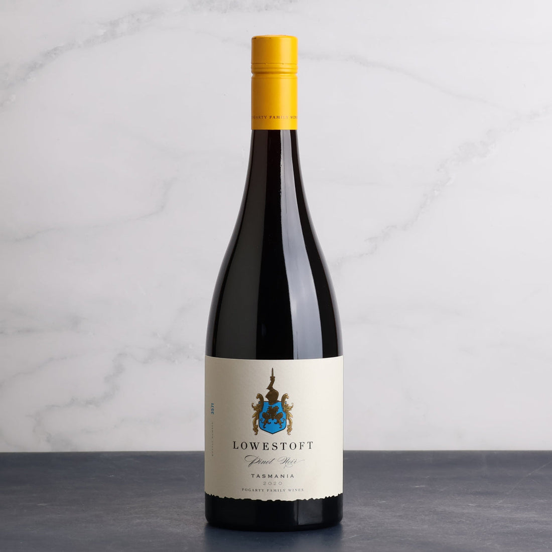 A bottle of Lowestoft Estate Pinot Noir 2020 750ml Red Wine