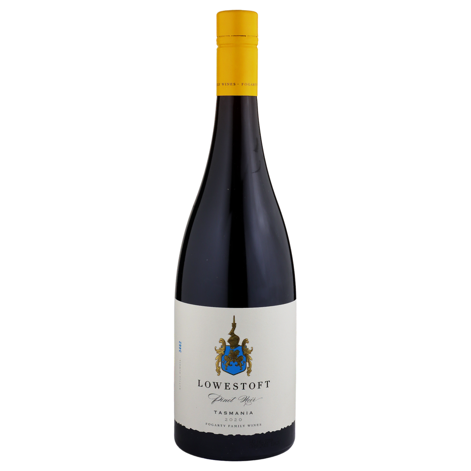 A bottle of Lowestoft Estate Pinot Noir 2020 750ml Red Wine