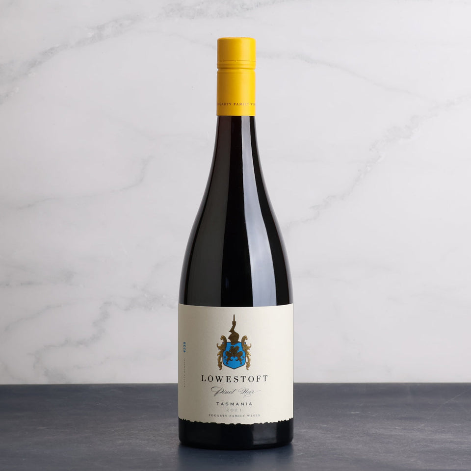 A bottle of Lowestoft Estate Pinot Noir 2021 750ml Red Wine