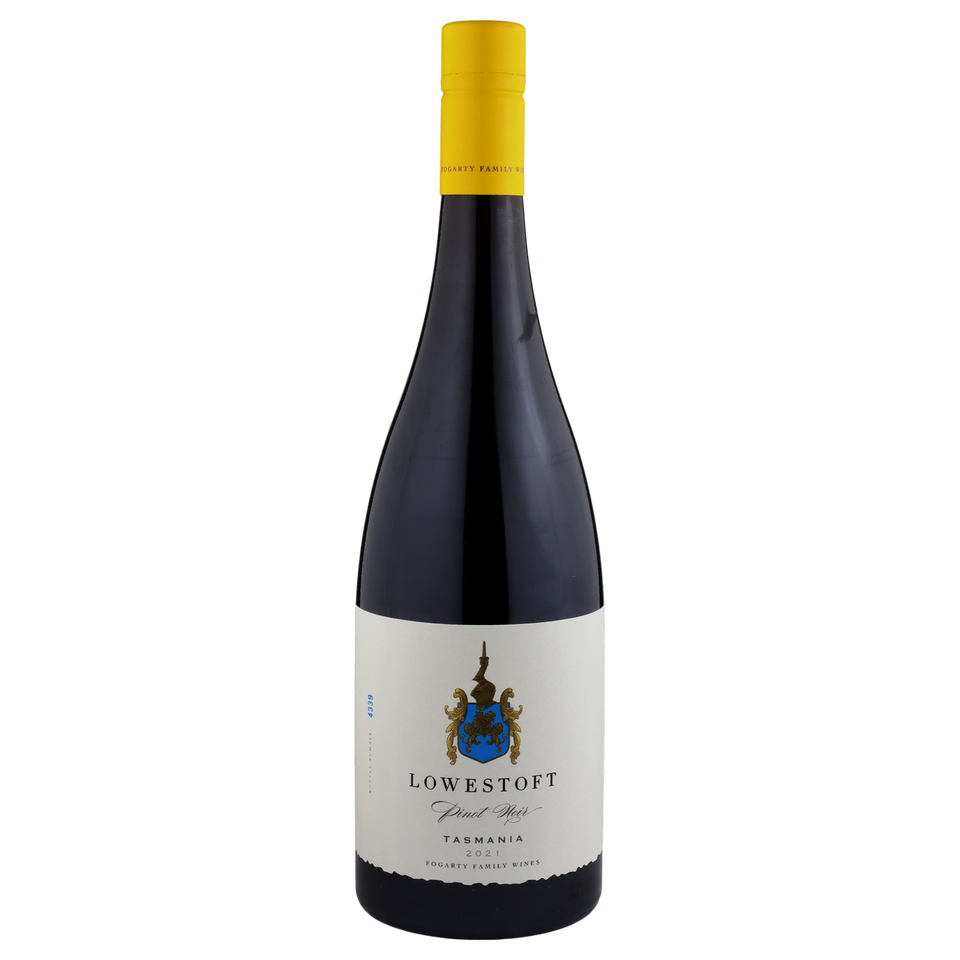 A bottle of Lowestoft Estate Pinot Noir 2021 750ml Red Wine