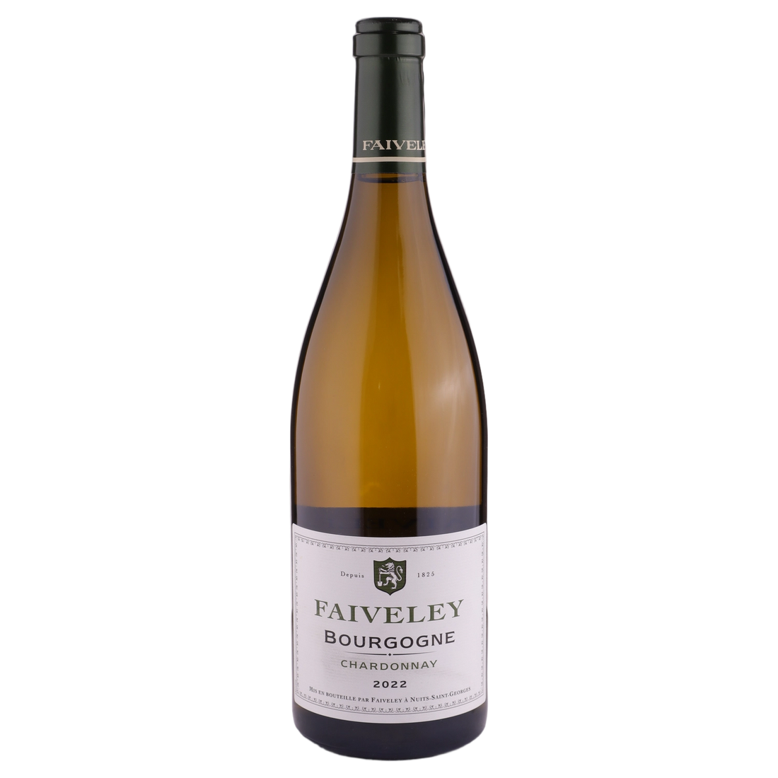 A bottle of 2022 Faiveley Bourgogne Chardonnay 750ml White Wine