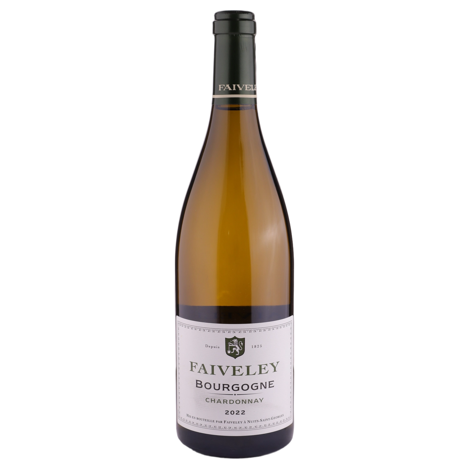 A bottle of 2022 Faiveley Bourgogne Chardonnay 750ml White Wine
