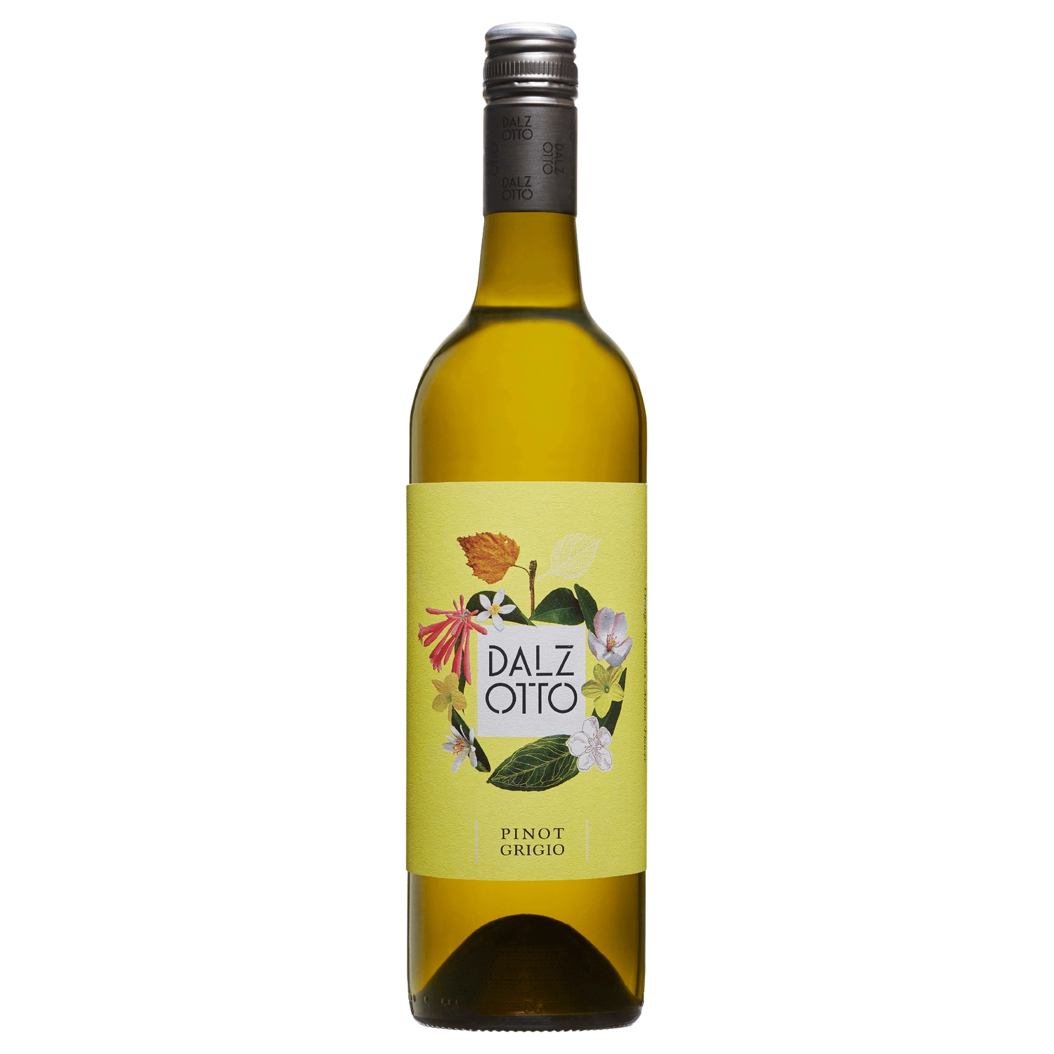 A bottle of 2025 Dal Zotto Pinot Grigio 750ml White Wine