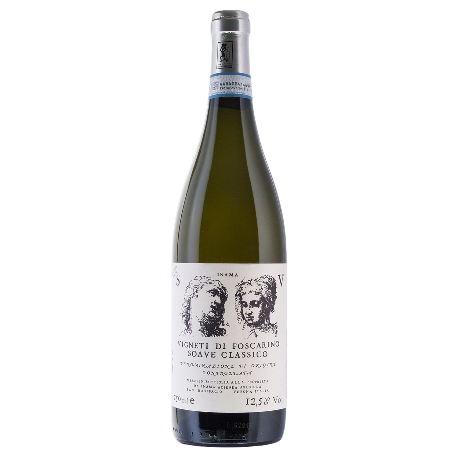 A bottle of Inama Foscarino Soave Classico 2023 750ml White Wine