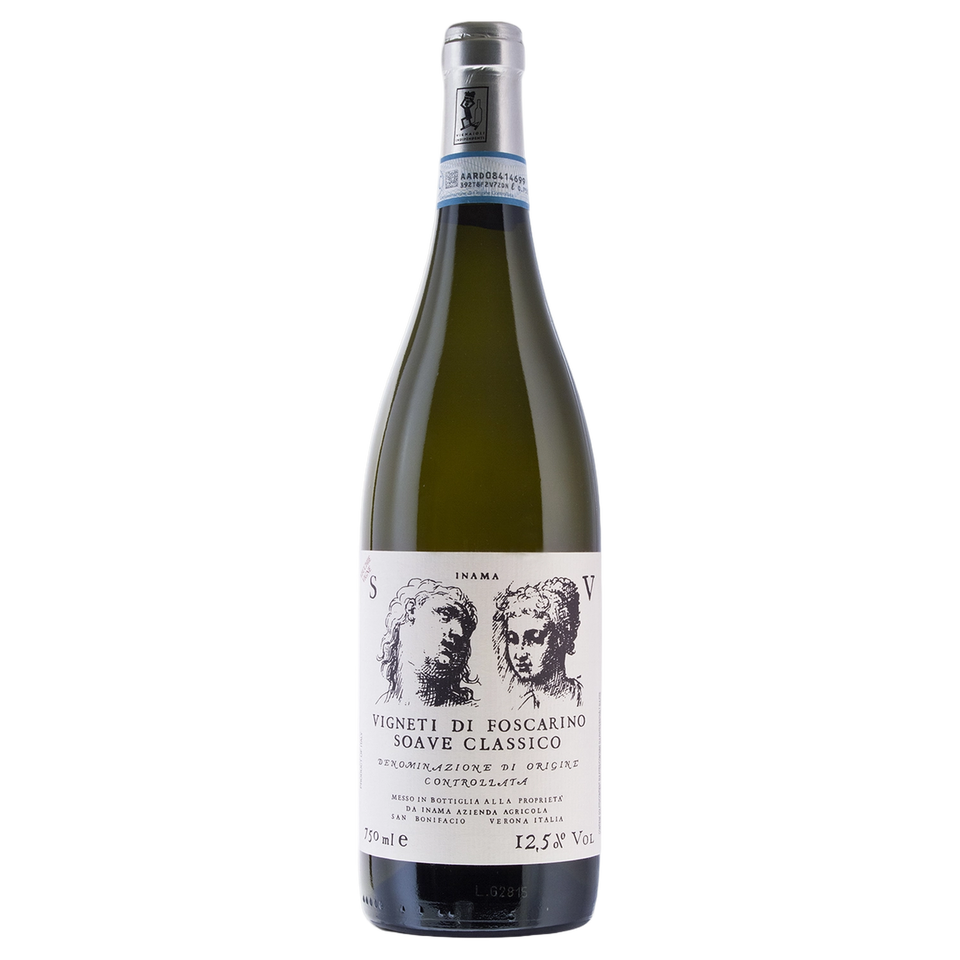 A bottle of Inama Foscarino Soave Classico 2023 750ml White Wine