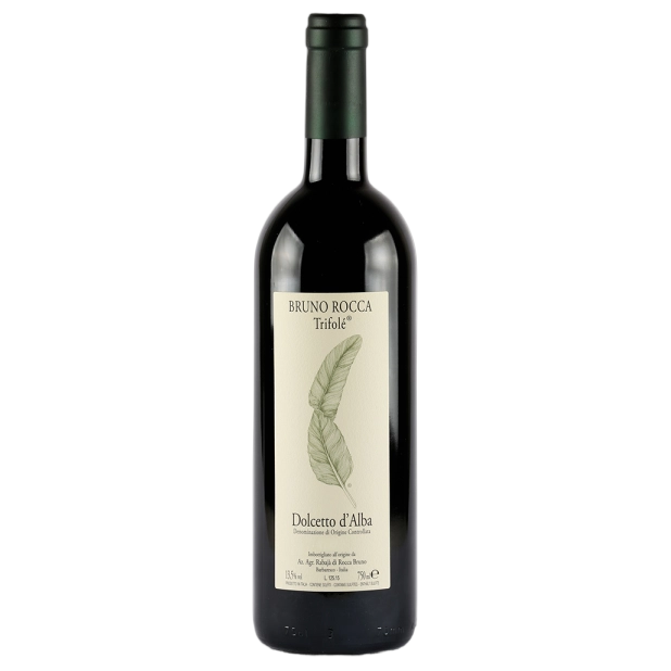 A bottle of 2024 Bruno Rocca Dolcetto d'Alba Trifole 750ml Red Wine