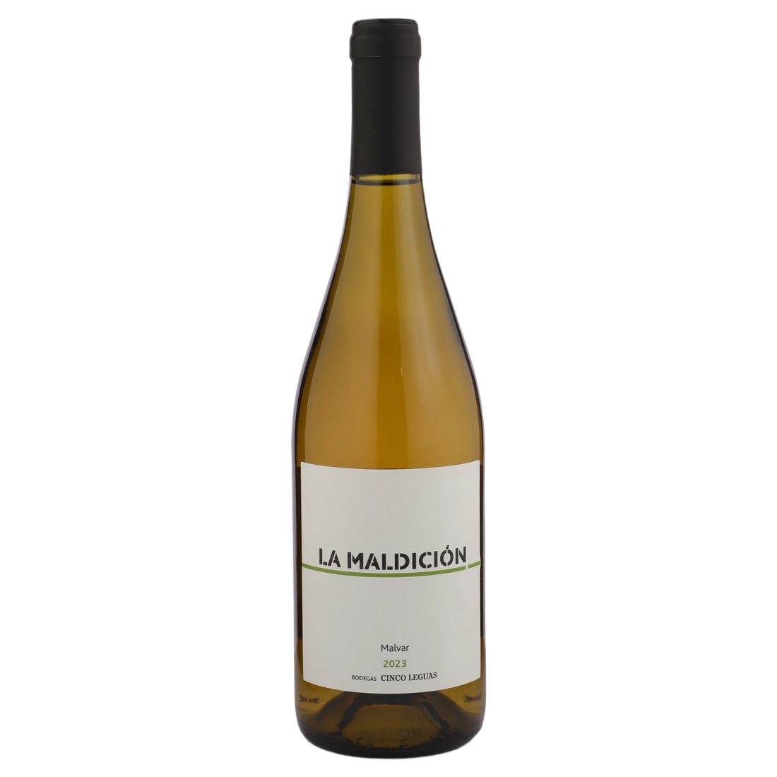 A bottle of 2023 Bodegas Cinco Léguas Vinos de Madrid La Maldición Malvar 750ml Rose Wine