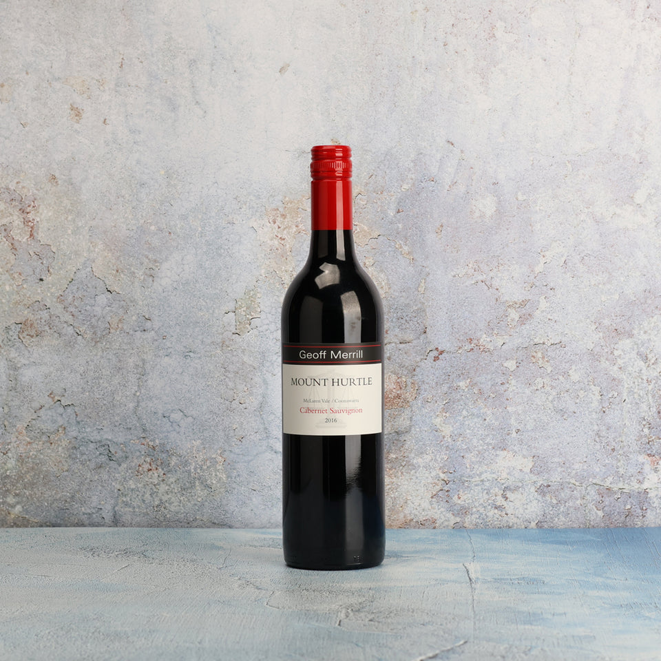 A bottle of 2016 Geoff Merrill Mount Hurtle Cabernet Sauvignon 750ml Red Wine