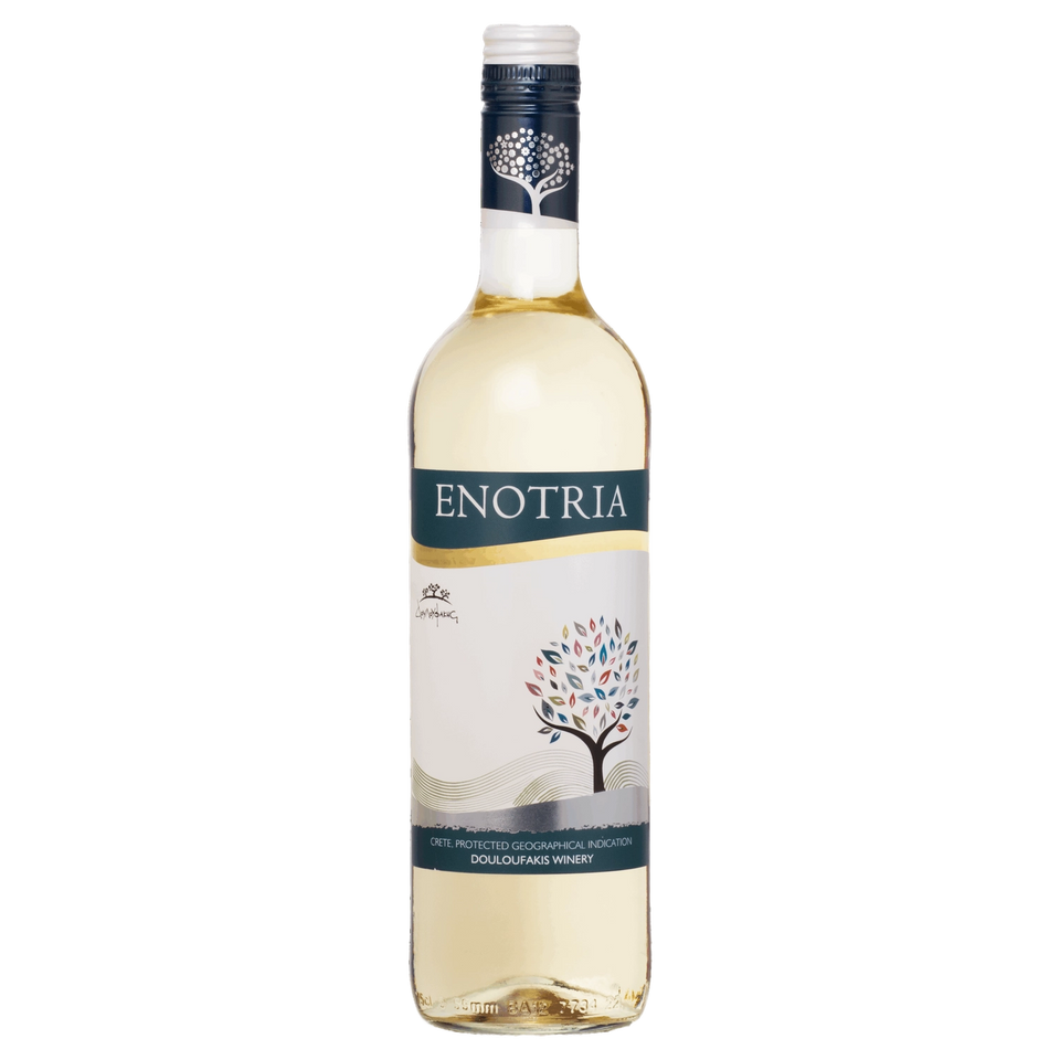 A bottle of 2024 Douloufakis Enotria White 750ml White Wine