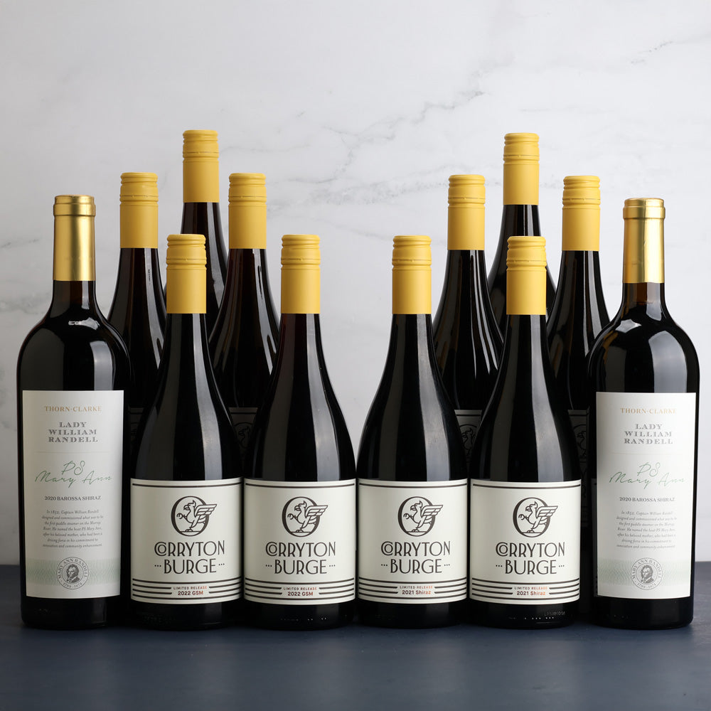 A collection of Barossa Families Upgrade Dozen from The Wine Collective