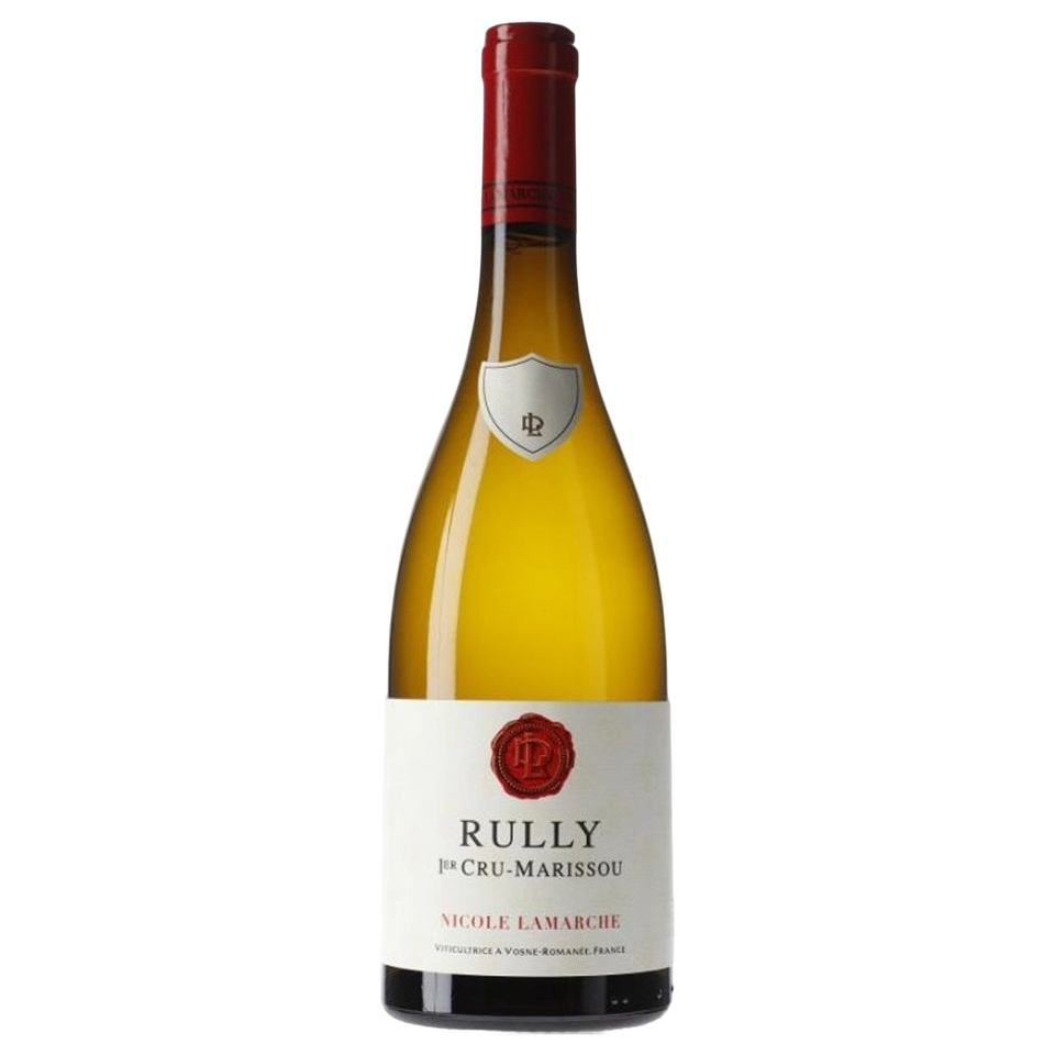 A bottle of 2022 Nicole Lamarche Rully 1er Cru Marrissou Blanc 750ml White Wine