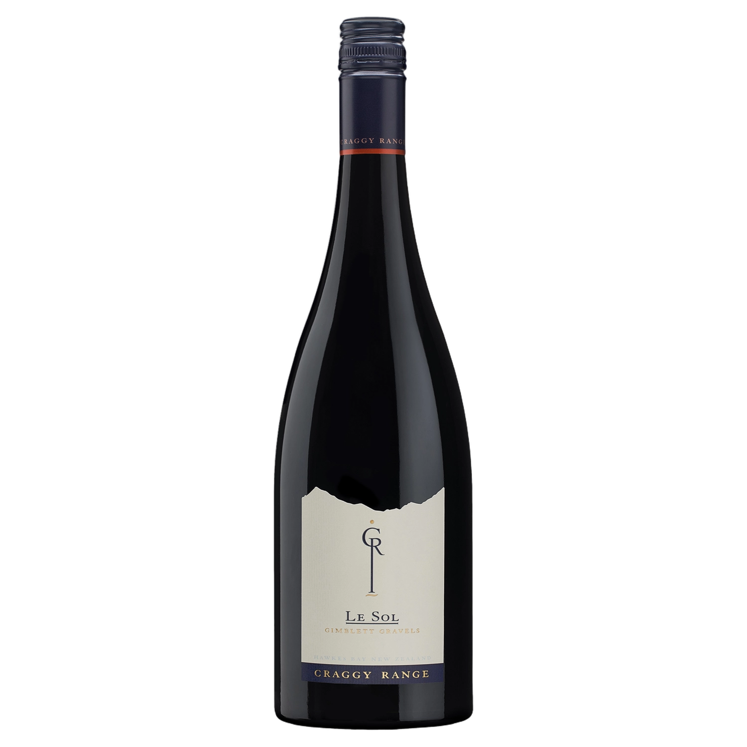 A bottle of 2023 Craggy Range Le Sol Syrah 750ml Red Wine