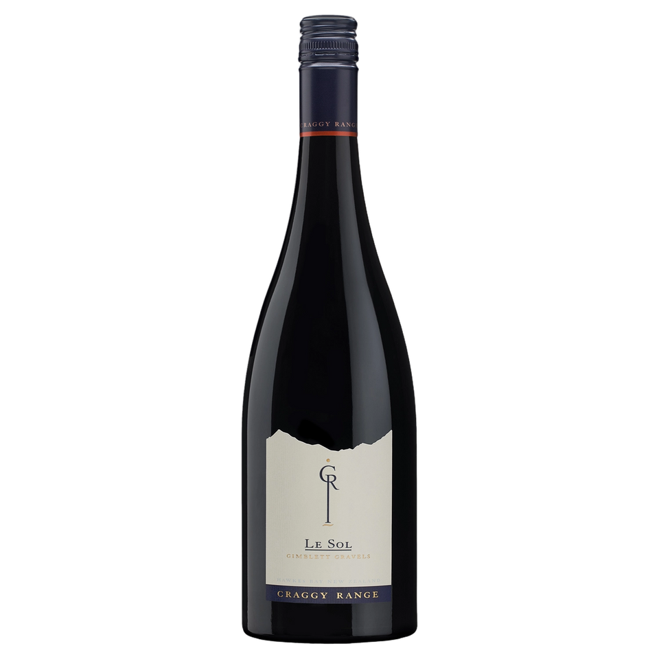 A bottle of 2023 Craggy Range Le Sol Syrah 750ml Red Wine