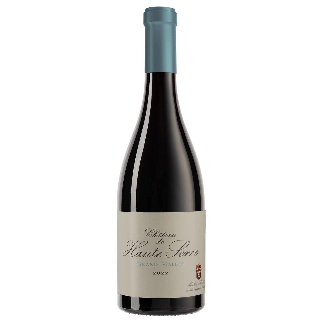 A bottle of Chateau De Haute Serre Grand Malbec 2022 2022 GRAND MALBEC 2022 750ml Red Wine