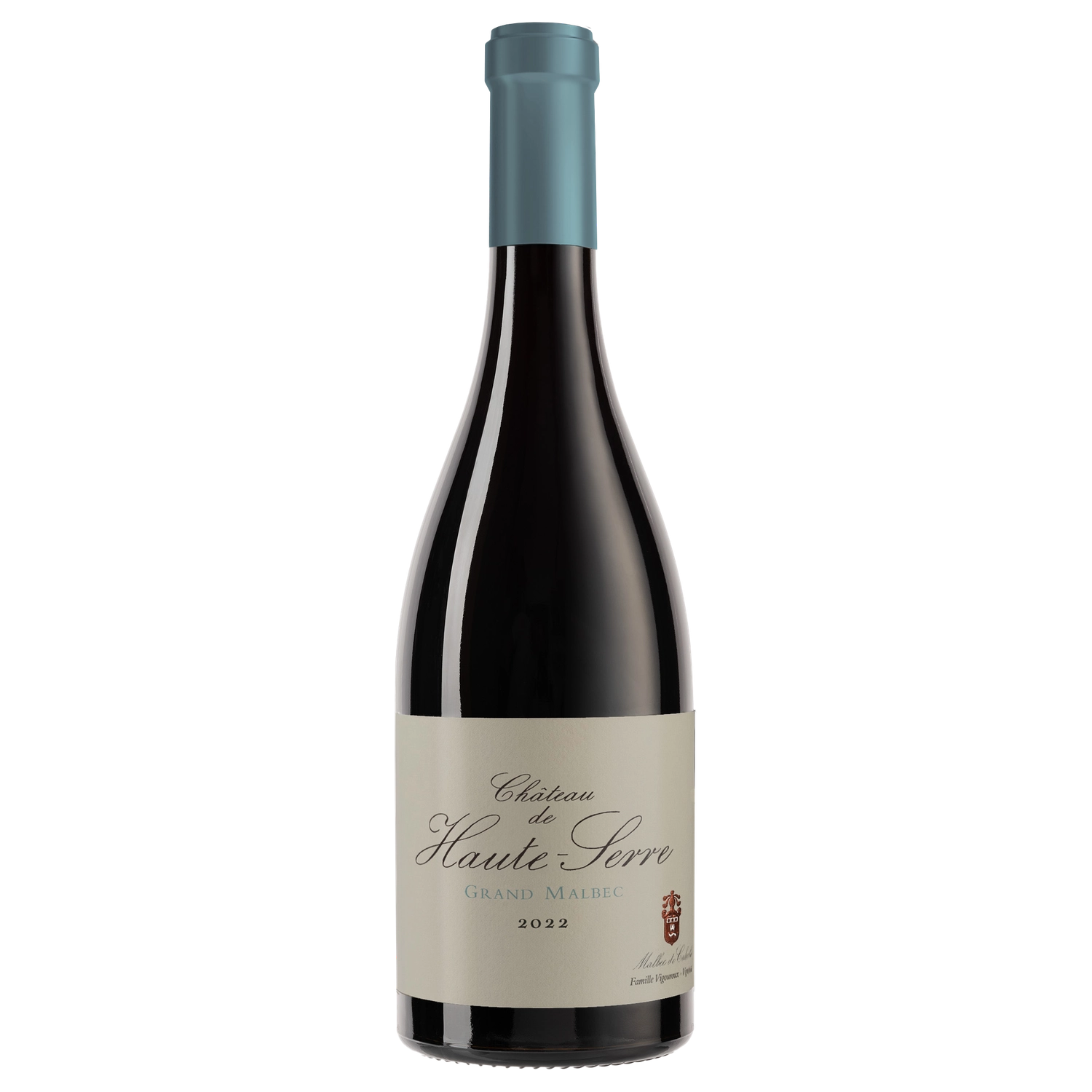A bottle of Chateau De Haute Serre Grand Malbec 2022 2022 GRAND MALBEC 2022 750ml Red Wine