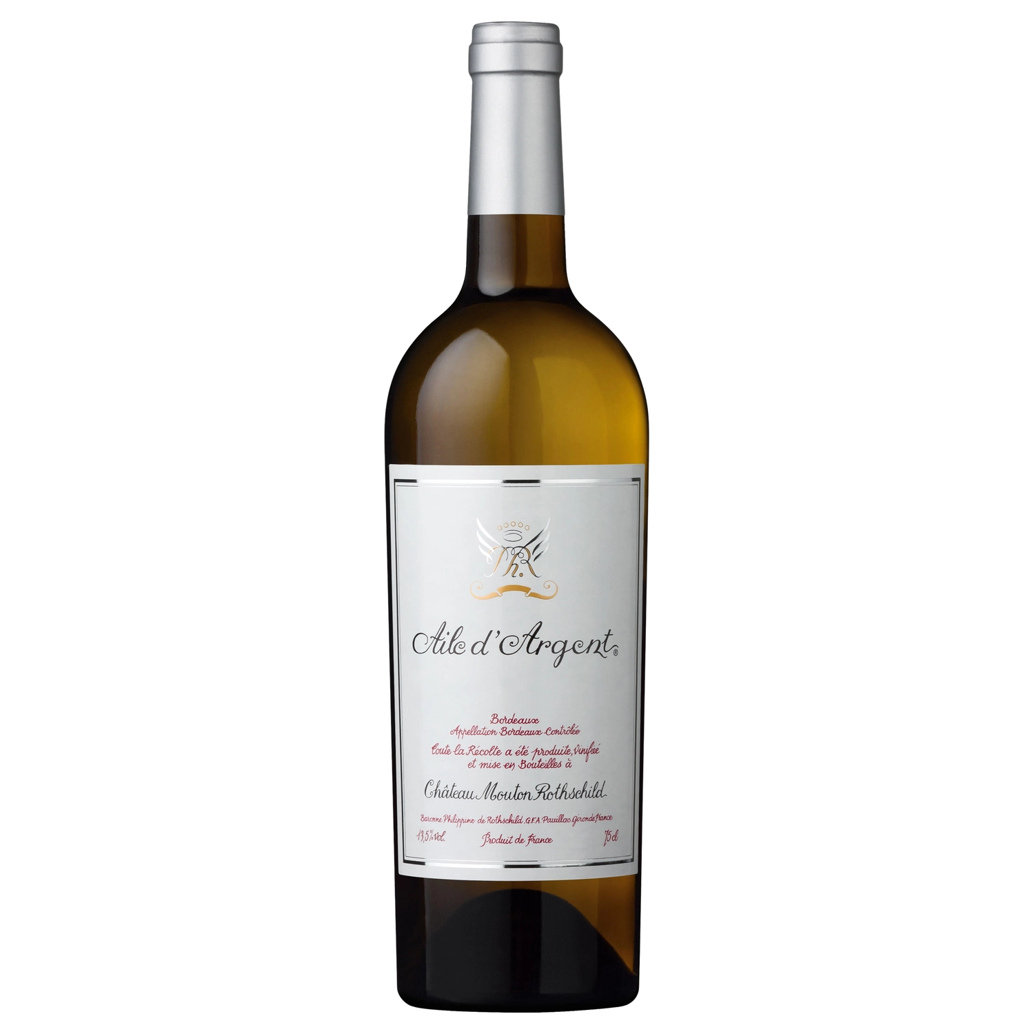 A bottle of 2023 Château Mouton Rothschild Aile d'Argent Blanc Bordeaux 750ml White Wine