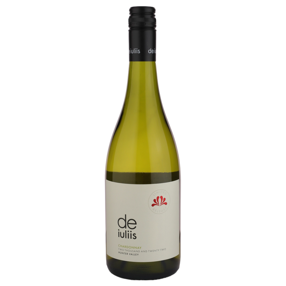 A bottle of 2022 De Iuliis Limited Chardonnay 750ml White Wine