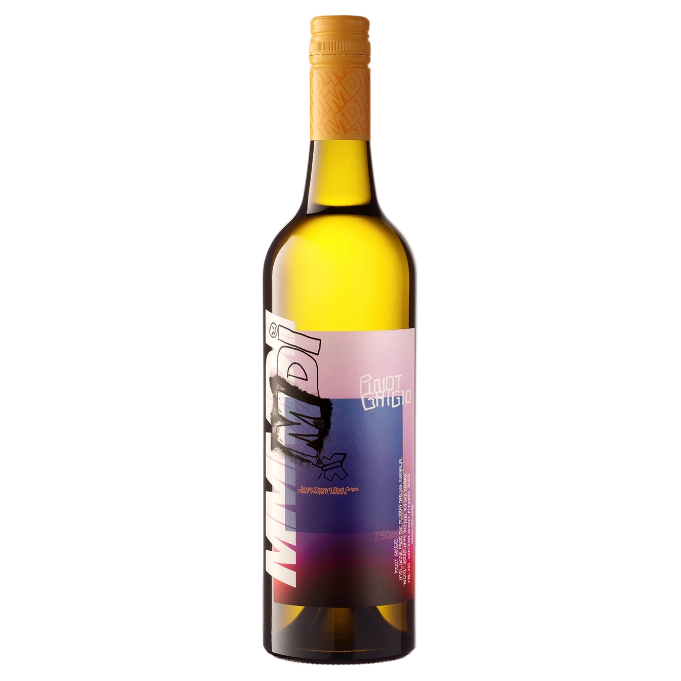 A bottle of 2025 MDI Pinot Grigio 750ml White Wine