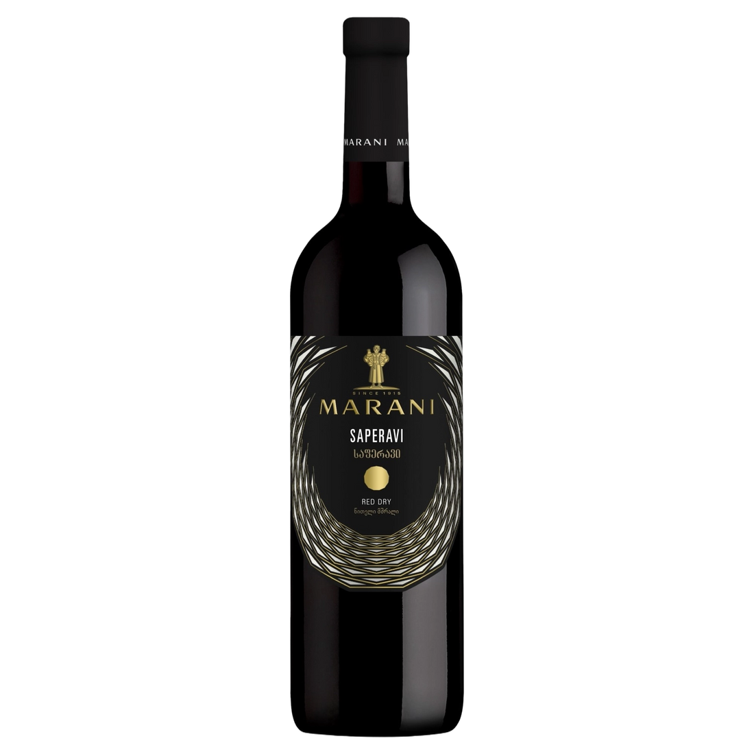 A bottle of 2022 Marani Saperavi 750ml Red Wine