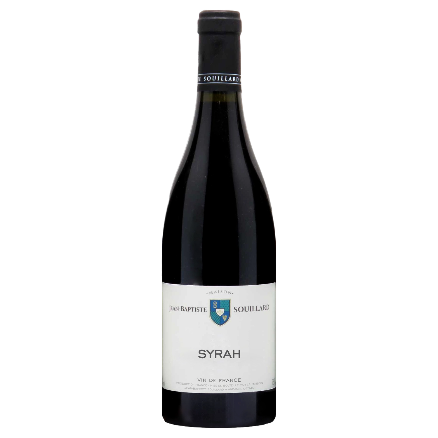 A bottle of 2023 Jean Baptiste Souillard Syrah 750ml Red Wine
