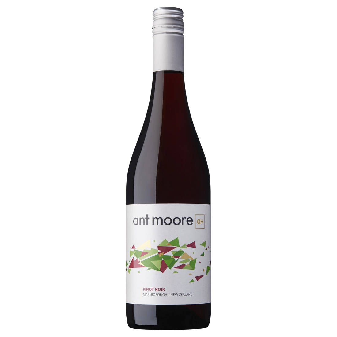 A bottle of 2021 Ant Moore A+ Pinot Noir 750ml Red Wine