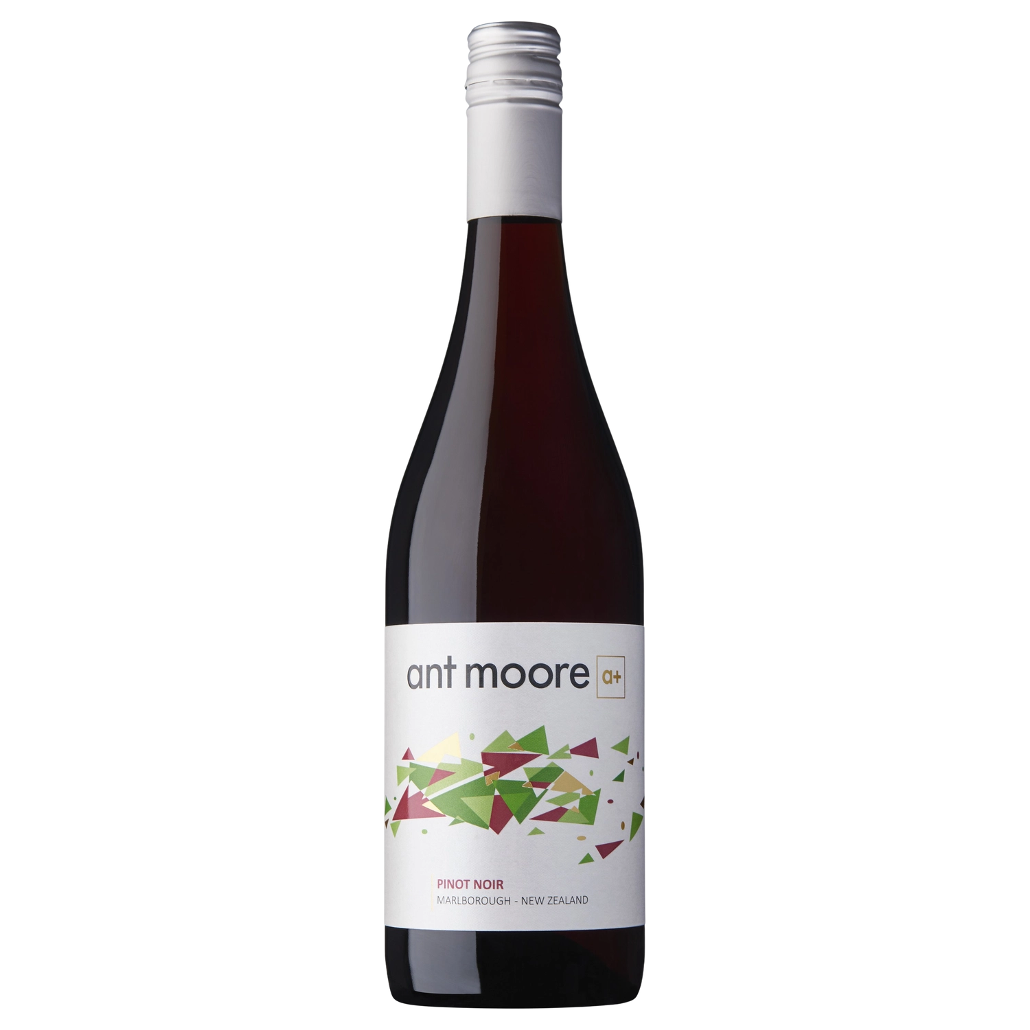 A bottle of 2021 Ant Moore A+ Pinot Noir 750ml Red Wine