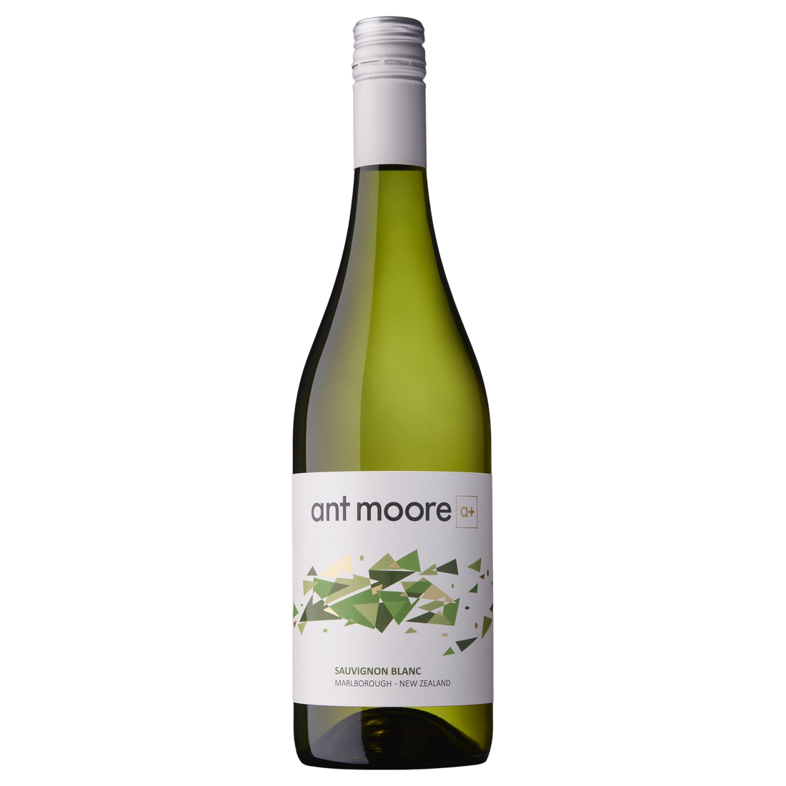 A bottle of 2024 Ant Moore A+ Sauvignon Blanc 750ml White Wine