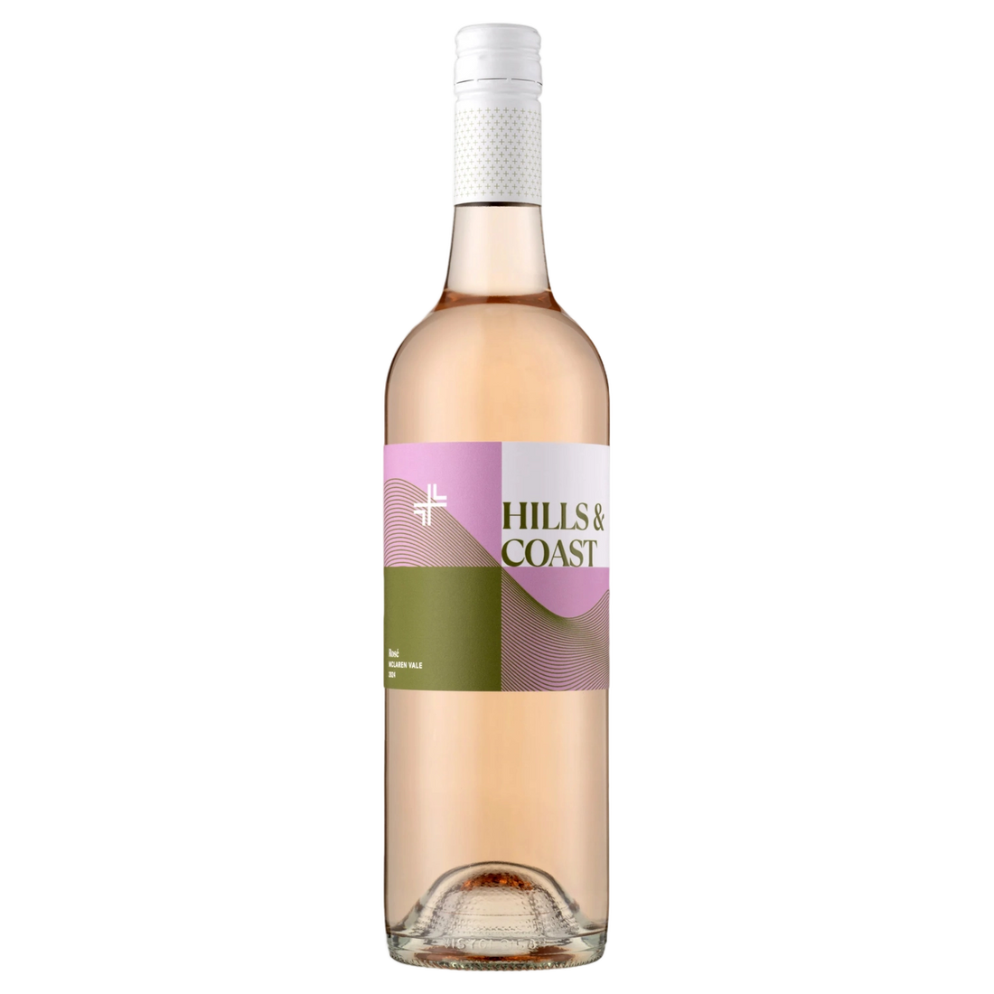 A bottle of 2024 Lloyd Brothers Hills & Coast McLaren Vale Rose 750ml Rose Wine