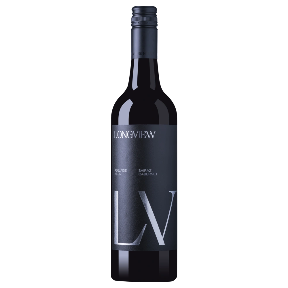 A bottle of 2023 Longview LV Shiraz Cabernet 750ml Red Wine