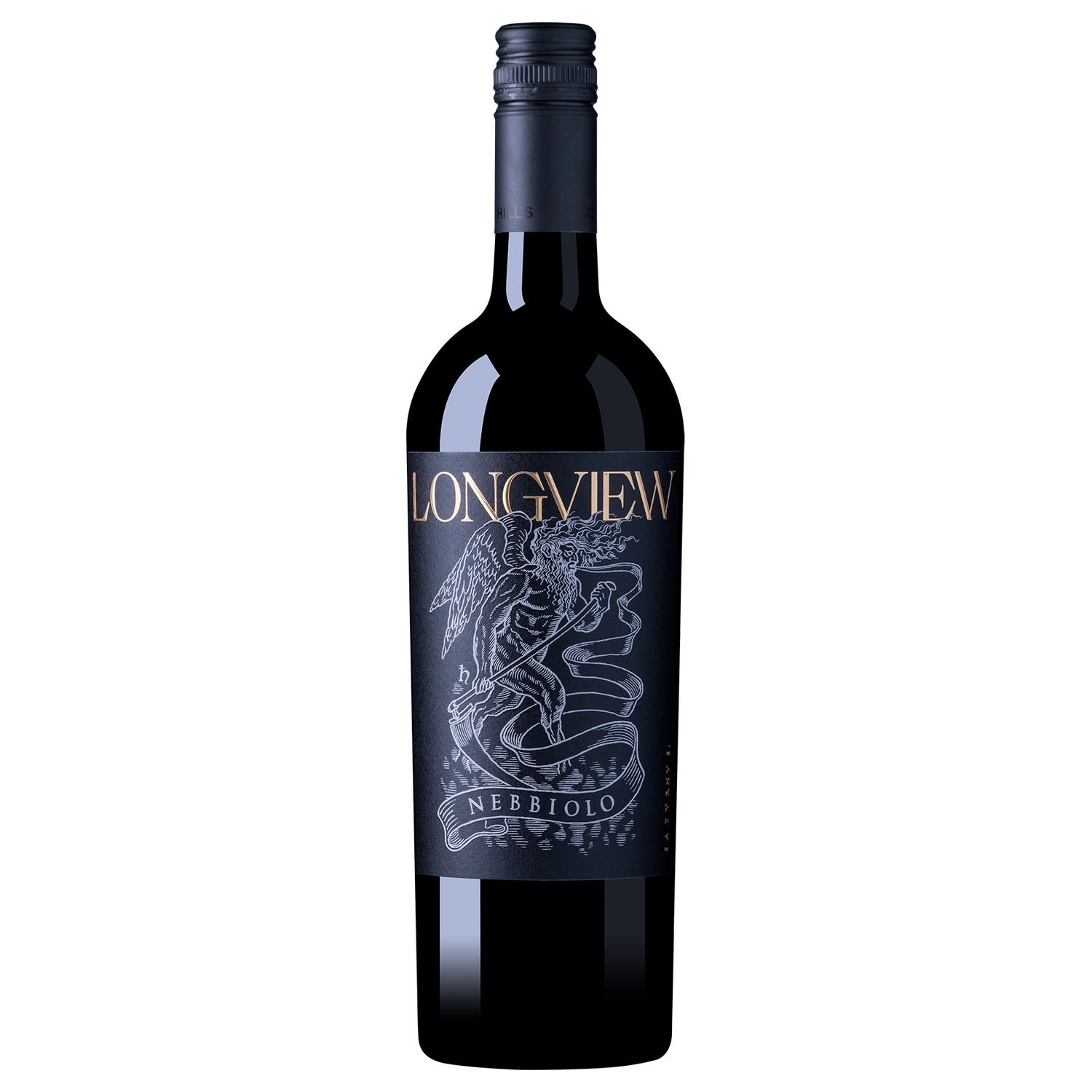 A bottle of 2022 Longview Saturnus Nebbiolo Riserva 750ml Red Wine