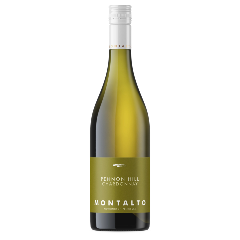 A bottle of 2024 Montalto Pennon Hill Chardonnay 750ml White Wine