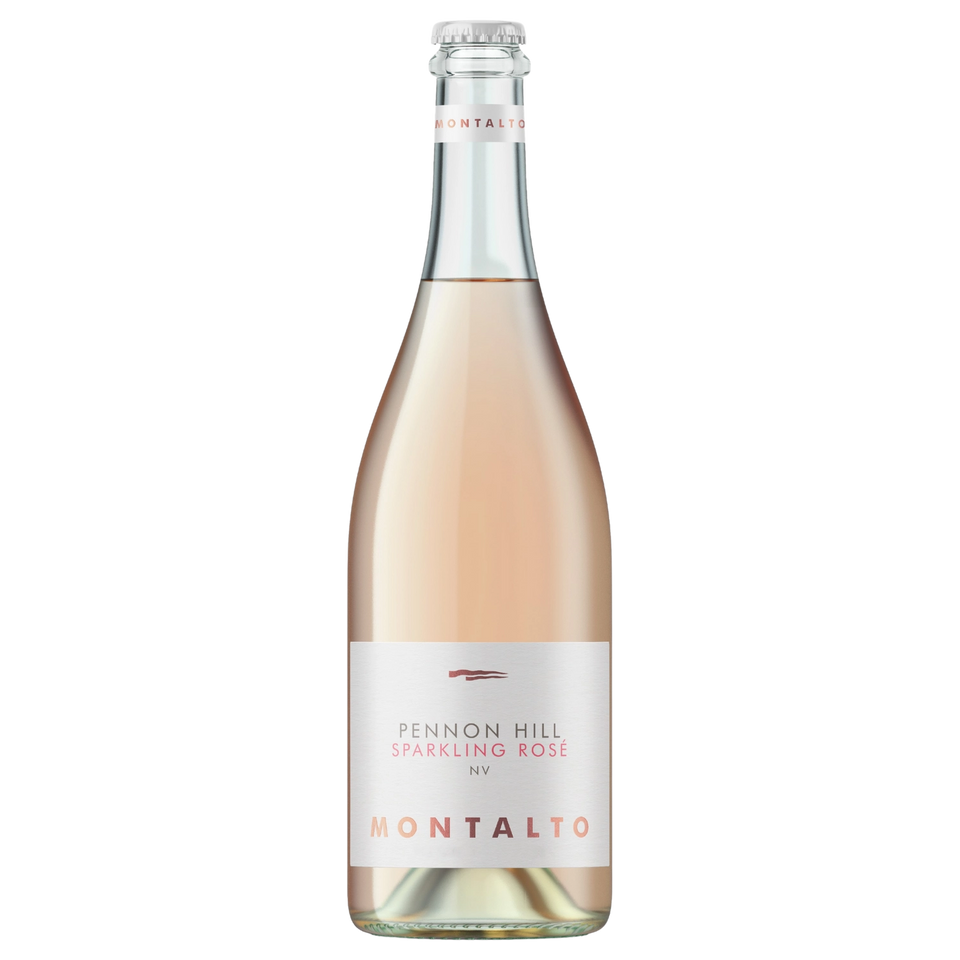 A bottle of NV Montalto Pennon Hill Sparkling Rose 750ml Sparkling Wine