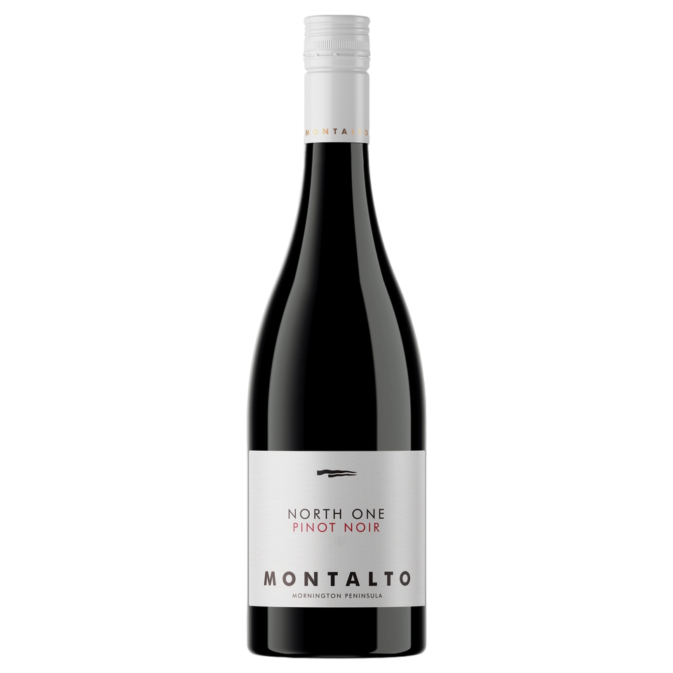 A bottle of 2023 Montalto Single Vineyard North One Pinot Noir 750ml Red Wine