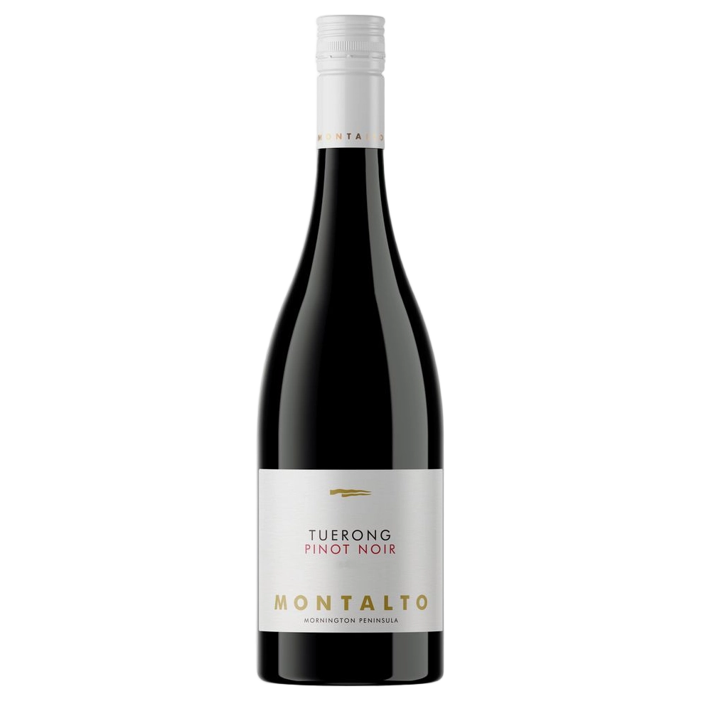 A bottle of 2023 Montalto Single Vineyard Tuerong Pinot Noir 750ml Red Wine